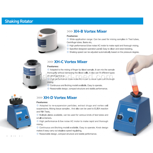 Peralatan Ilmiah Orbital Shaker Vortex Mixer Machine